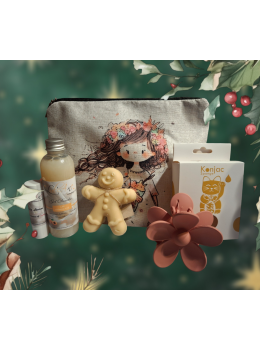 Trousse de toilette collection petite fille n°2  - cosmétiques lait d'ânesse